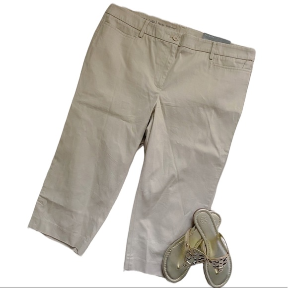 NWT Talbots Perfect Skimmer pedal pushers - Picture 1 of 15